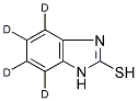 2-MERCAPTOBENZIMIDAZOLE-4,5,6,7-D4 Struktur