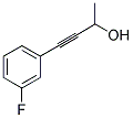 4-(3-FLUOROPHENYL)-3-BUTYN-2-OL Struktur