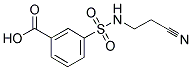 3-[[(2-CYANOETHYL)AMINO]SULFONYL]BENZOIC ACID Struktur