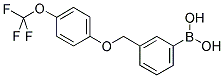 3-((4'-(TRIFLUOROMETHOXY)PHENOXY)METHYL)PHENYLBORONIC ACID Struktur