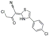 4-CHLORO-2-[4-(4-CHLORO-PHENYL)-3H-THIAZOL-2-YLIDENE]-3-OXO-BUTYRONITRILE Struktur