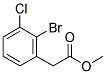 2-BROMO-3-CHLOROPHENYLACETIC ACID METHYL ESTER Struktur