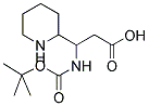 3-TERT-BUTOXYCARBONYLAMINO-3-PIPERIDIN-2-YL-PROPIONIC ACID Struktur