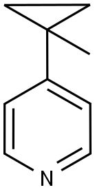 4-(1-METHYL-CYCLOPROPYL)-PYRIDINE Struktur