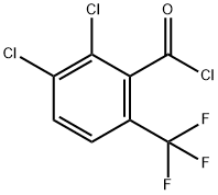 2,3-DICHLORO-6-(TRIFLUOROMETHYL)BENZOYL CHLORIDE Struktur