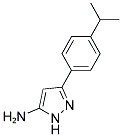 5-(4-ISOPROPYL-PHENYL)-2H-PYRAZOL-3-YLAMINE Struktur