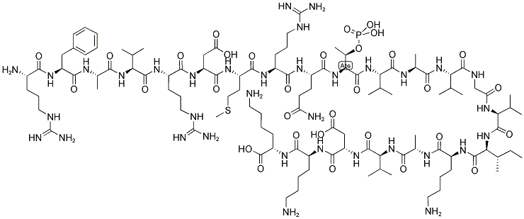 H-ARG-PHE-ALA-VAL-ARG-ASP-MET-ARG-GLN-PTHR-VAL-ALA-VAL-GLY-VAL-ILE-LYS-ALA-VAL-ASP-LYS-LYS-OH Struktur