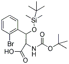 3-(2-BROMO-PHENYL)-2-TERT-BUTOXYCARBONYLAMINO-3-(TERT-BUTYL-DIMETHYL-SILANYLOXY)-PROPIONIC ACID Struktur