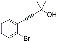 4-(2-BROMOPHENYL)-2-METHYL-3-BUTYN-2-OL Struktur