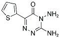3,4-DIAMINO-6-THIEN-2-YL-1,2,4-TRIAZIN-5(4H)-ONE Struktur