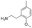 2-(2-METHOXY-5-METHYLPHENYL)ETHANAMINE Struktur