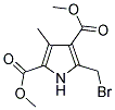 DIMETHYL 5-(BROMOMETHYL)-3-METHYL-1H-PYRROLE-2,4-DICARBOXYLATE Struktur