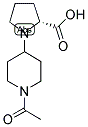 (R)-1-(1-ACETYL-PIPERIDIN-4-YL)-PYRROLIDINE-2-CARBOXYLIC ACID Struktur