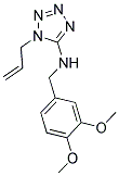 1-ALLYL-N-(3,4-DIMETHOXYBENZYL)-1H-TETRAZOL-5-AMINE Struktur