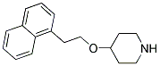 4-[2-(1-NAPHTHYL)ETHOXY]PIPERIDINE Struktur