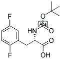 (S)-2-TERT-BUTOXYCARBONYLAMINO-3-(2,5-DIFLUORO-PHENYL)-PROPIONIC ACID Struktur