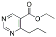 ETHYL-4-PROPYL PYRIMIDINE-5-CARBOXYLATE Struktur