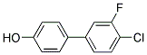 4'-CHLORO-3'-FLUORO[1,1'-BIPHENYL]-4-OL Struktur