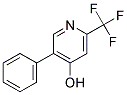 4-HYDROXY-5-PHENYL-2-(TRIFLUOROMETHYL)PYRIDINE Struktur