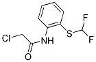 2-CHLORO-N-[2-[(DIFLUOROMETHYL)THIO]PHENYL]ACETAMIDE Struktur