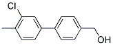 (3'-CHLORO-4'-METHYLBIPHENYL-4-YL)-METHANOL Struktur