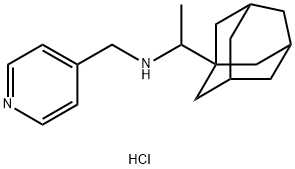 (1-ADAMANTAN-1-YL-ETHYL)-PYRIDIN-4-YLMETHYL-AMINE HYDROCHLORIDE Struktur