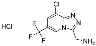 [8-CHLORO-6-(TRIFLUOROMETHYL)[1,2,4]TRIAZOLO[4,3-A]PYRIDIN-3-YL]METHYLAMINE HYDROCHLORIDE Struktur