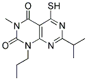 7-ISOPROPYL-5-MERCAPTO-3-METHYL-1-PROPYLPYRIMIDO[4,5-D]PYRIMIDINE-2,4(1H,3H)-DIONE Struktur