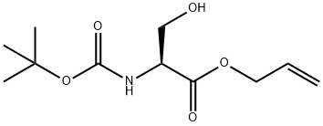 N-T-BOC-L-SERINE ALLYL ESTER Struktur