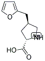 (S)-GAMMA-(2-FURANYLMETHYL)-L-PROLINE Struktur