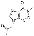 3-METHYL-7-(2-OXOPROPYL)-3,7-DIHYDRO-4H-IMIDAZO[4,5-D][1,2,3]TRIAZIN-4-ONE Struktur