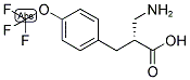 (R)-2-AMINOMETHYL-3-(4-TRIFLUOROMETHOXY-PHENYL)-PROPIONIC ACID Struktur