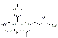 DESMETHYL CERIVASTATIN, SODIUM SALT Struktur