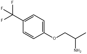 1-[4-(TRIFLUOROMETHYL)PHENOXY]-2-PROPANAMINE Struktur