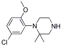 1-(5-CHLORO-2-METHOXYPHENYL)-2,2-DIMETHYLPIPERAZINE Struktur