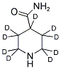 4-PIPERIDINE-D9-CARBOXAMIDE Struktur