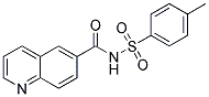 N-[(4-METHYLPHENYL)SULFONYL]QUINOLINE-6-CARBOXAMIDE Struktur