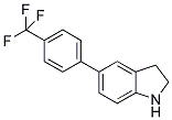 5-[4-(TRIFLUOROMETHYL)PHENYL]INDOLINE Struktur