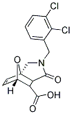 2-(2,3-DICHLOROBENZYL)-1-OXO-1,2,3,6,7,7A-HEXAHYDRO-3A,6-EPOXYISOINDOLE-7-CARBOXYLIC ACID Struktur