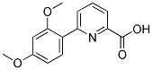 6-(2,4-DIMETHOXYPHENYL)PYRIDINE-2-CARBOXYLIC ACID Struktur