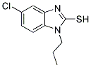 5-CHLORO-1-PROPYL-1H-BENZIMIDAZOLE-2-THIOL Struktur