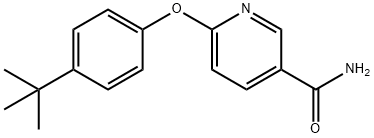 6-[4-(TERT-BUTYL)PHENOXY]NICOTINAMIDE Struktur