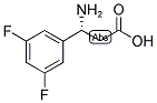 (R)-3-AMINO-3-(3,5-DIFLUORO-PHENYL)-PROPIONIC ACID Struktur