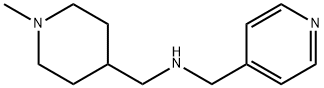 [(1-METHYLPIPERIDIN-4-YL)METHYL]-(PYRIDIN-4-YLMETHYL)AMINE Struktur