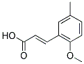 (2E)-3-(2-METHOXY-5-METHYLPHENYL)ACRYLIC ACID Struktur