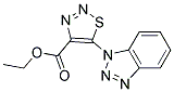 ETHYL 5-(1H-1,2,3-BENZOTRIAZOL-1-YL)-1,2,3-THIADIAZOLE-4-CARBOXYLATE Struktur