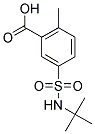 5-[(TERT-BUTYLAMINO)SULFONYL]-2-METHYLBENZOIC ACID Struktur