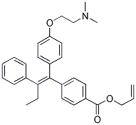 4-ALLOXYCARBOXYL TAMOXIFEN Struktur