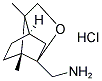 (6,7-DIMETHYL-4-OXATRICYCLO[4.3.0.0(3,7)]NON-3-YL)METHANAMINIUM CHLORIDE Struktur