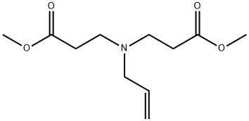 METHYL 3-[N-ALLYL-N-(2-METHOXYCARBONYLETHYL)]AMINOPROPIONATE Struktur